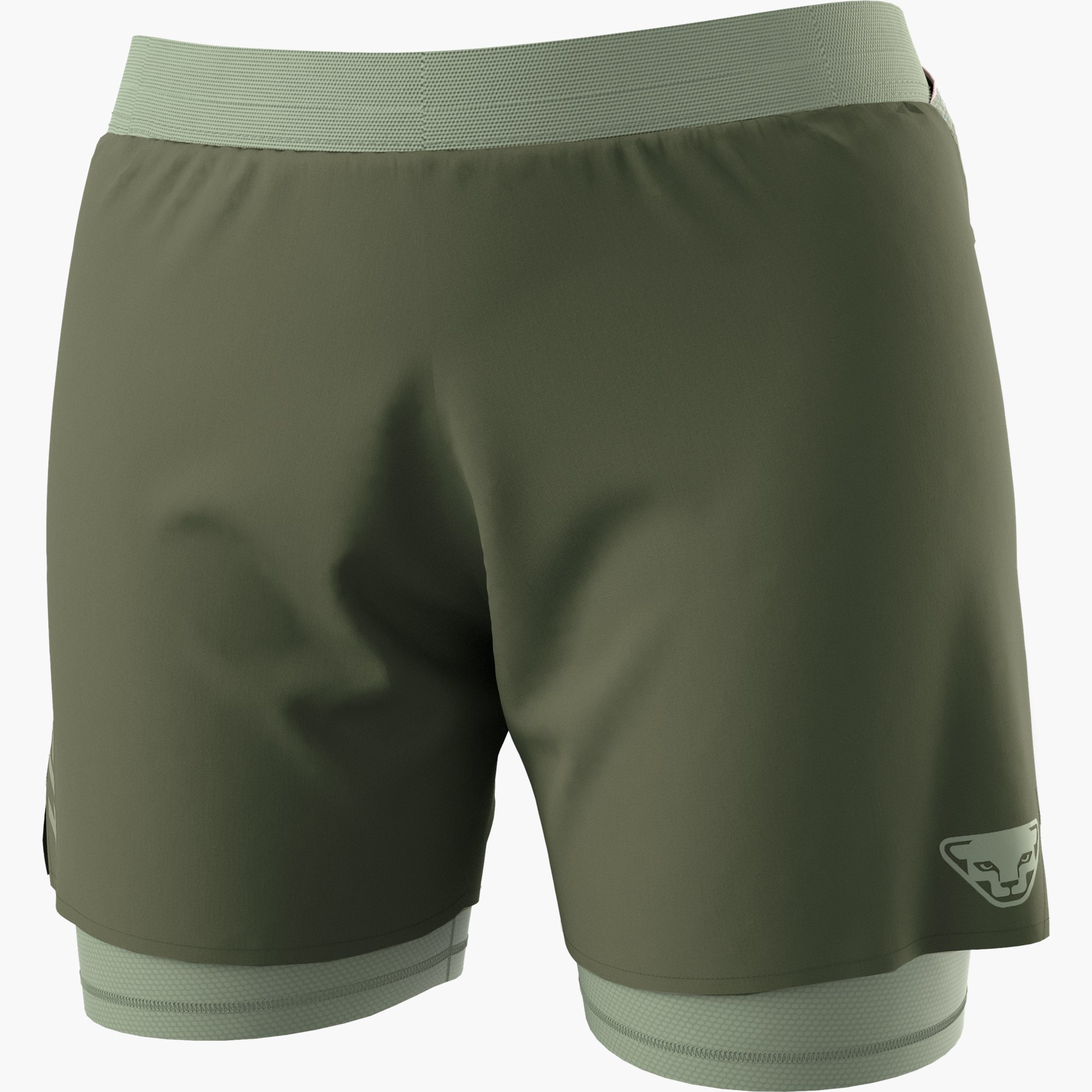 Dynafit Alpine Pro 2in1 Shorts Women Thyme/5290_5561 (size L)  (Gr.L)  for Trail and Ultra Running